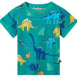 Dinosaurs T-shirt Teal