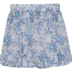 Dobby Blommig Kjol Xenon Blue