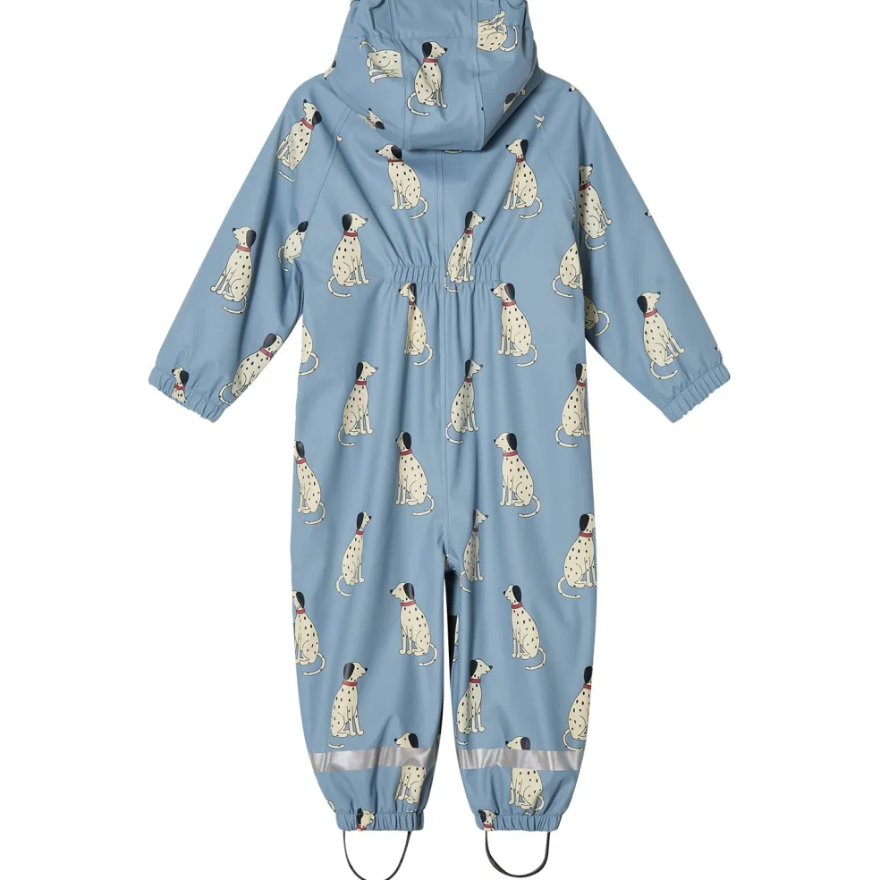 Douglas Fodrad Regnoverall Dove Blue Dalmatian
