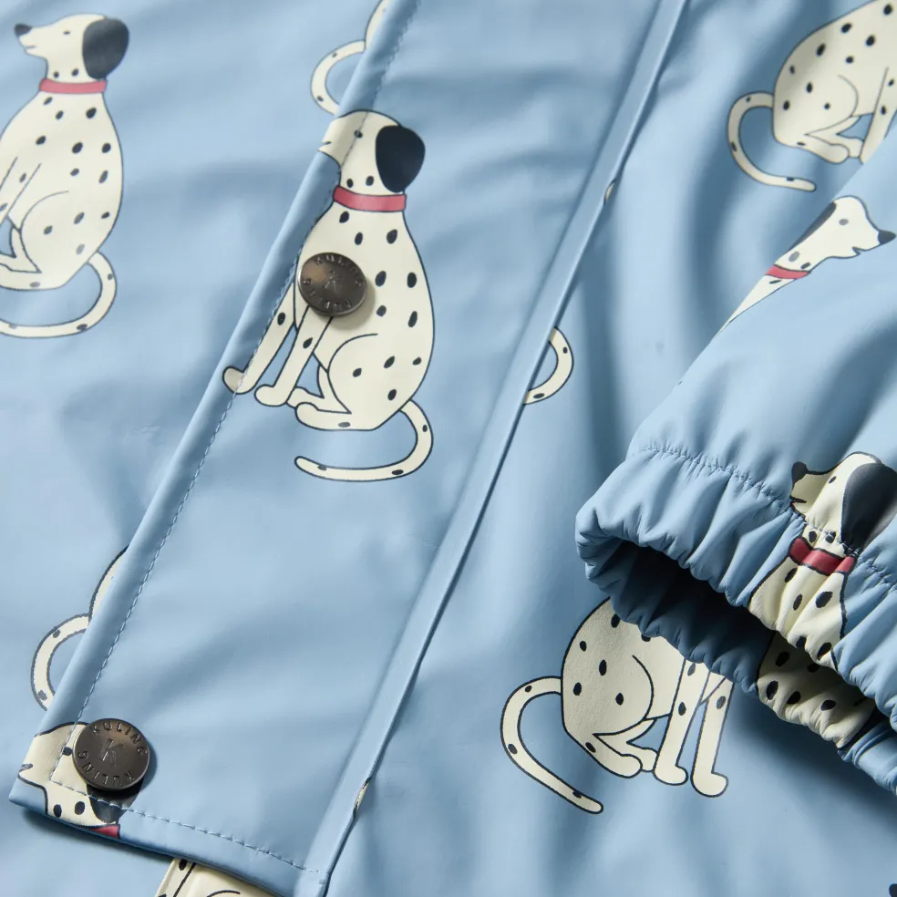 Douglas Fodrad Regnoverall Dove Blue Dalmatian