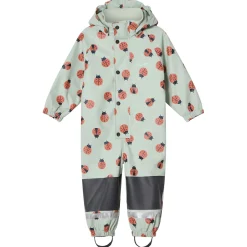 Douglas Fodrad Regnoverall Pale Green Ladybug