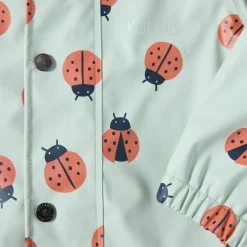 Douglas Fodrad Regnoverall Pale Green Ladybug