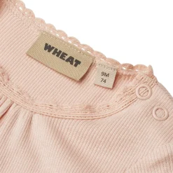 Edna Ribbad Kortärmad Baby Body Powder