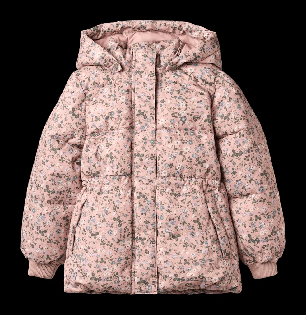 Eli Vadderad Jacka Rose Powder Flowers