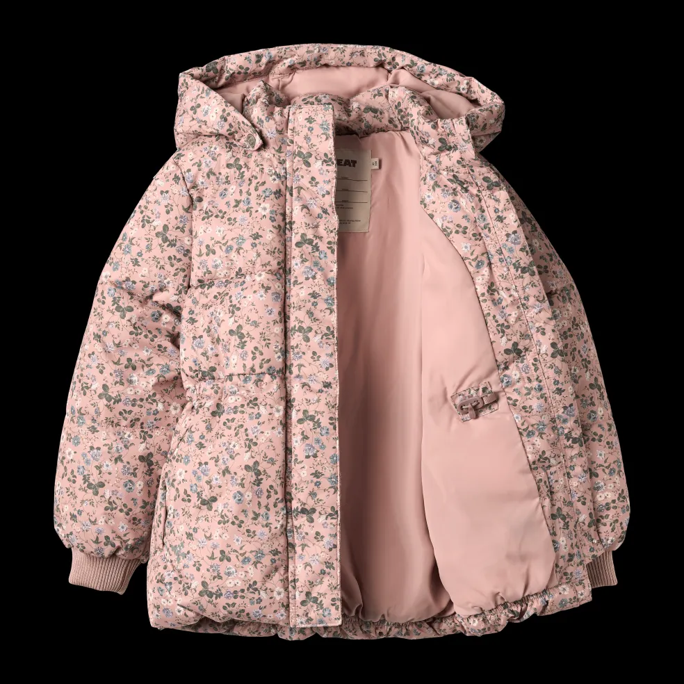 Eli Vadderad Jacka Rose Powder Flowers