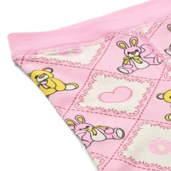 Elstar Leggings För Baby Med Nallebjörnar Rosa Lace