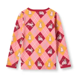 Elstar Långärmad Topp Med Kaniner Rosa Galah