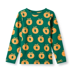 Elstar Long-Sleeved Top with Apples Cedar tree