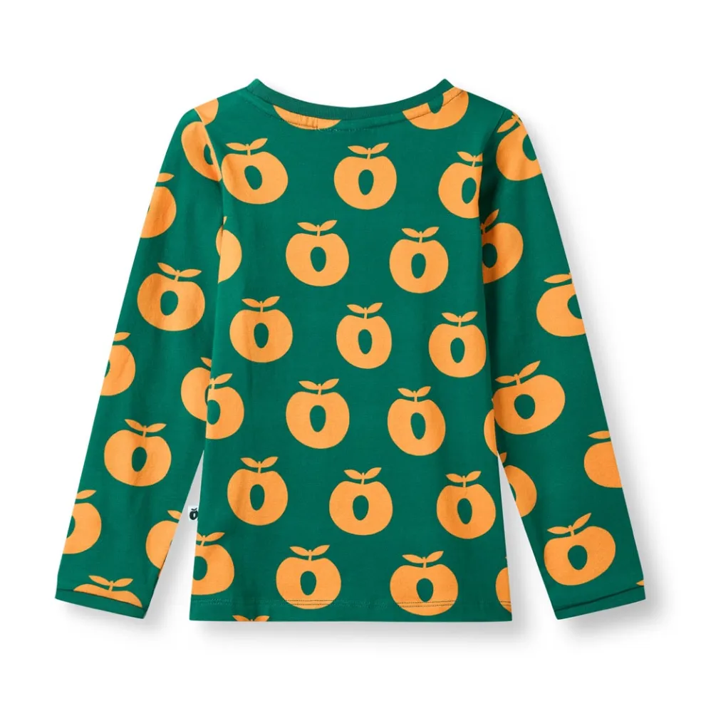 Elstar Long-Sleeved Top with Apples Cedar tree