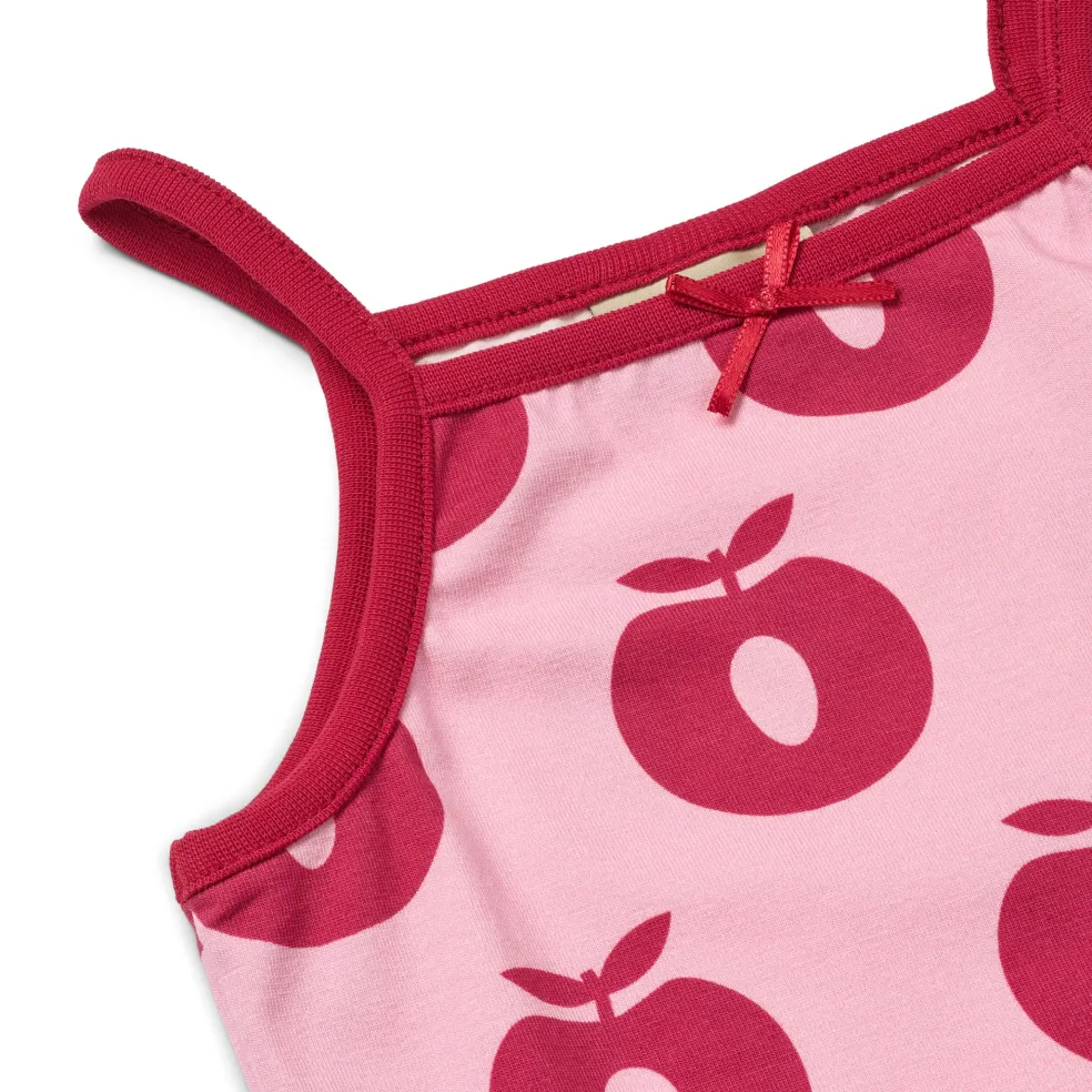 Elstar Underwear Set with Apples Pink lilac