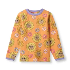 Elstar With Sunflowers Långärmad T-shirt Tangerine