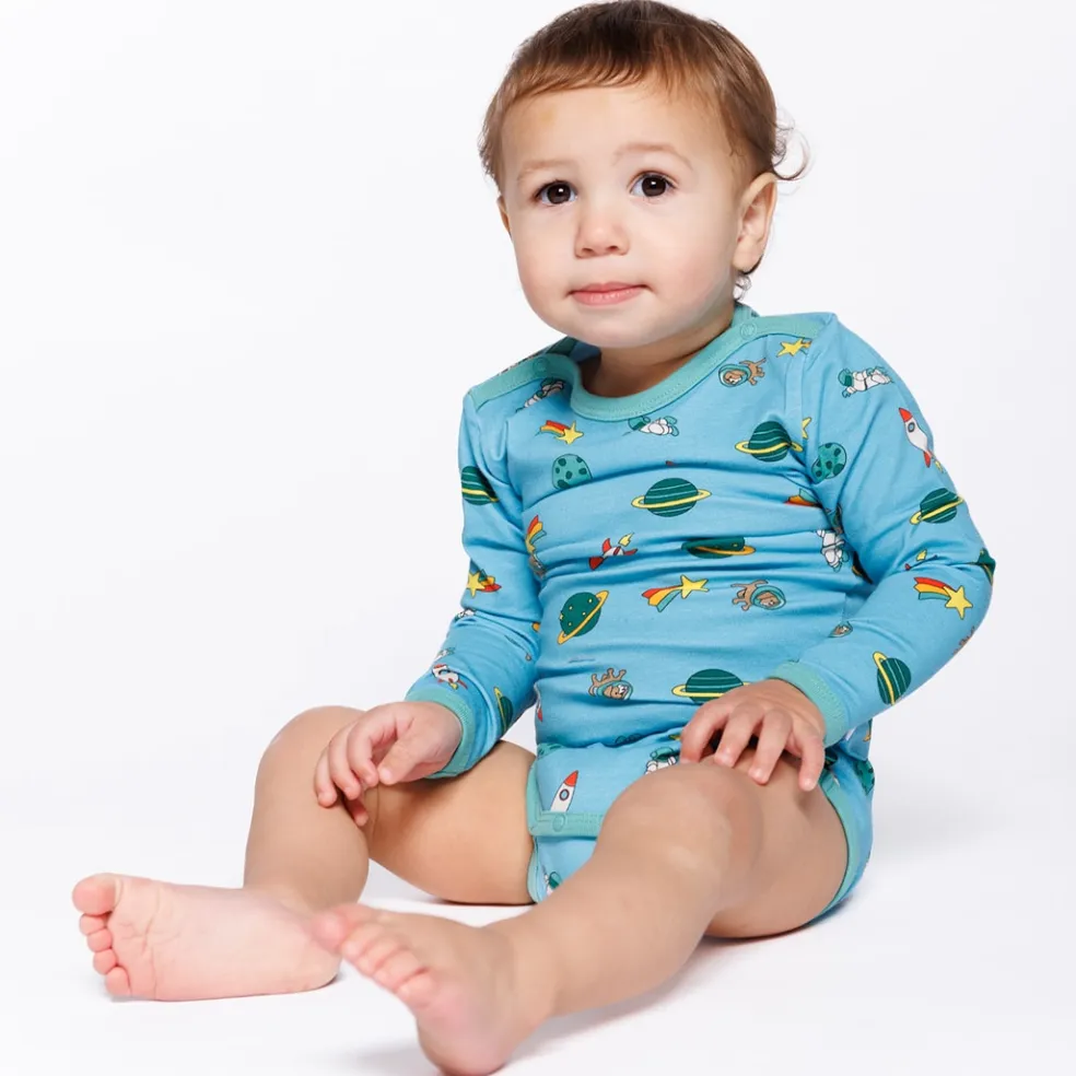 Elstar With The Universe Långärmad Baby Body Petit Four