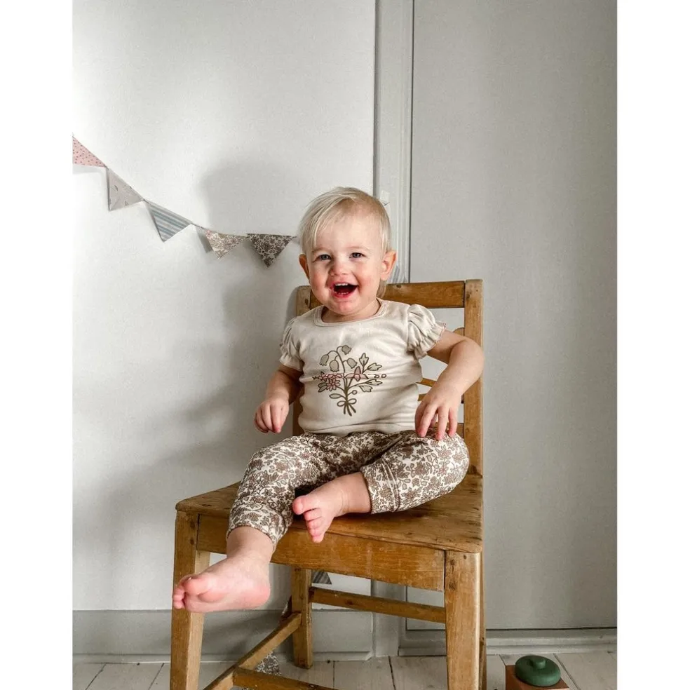 Elsy GOTS Blommiga Babybyxor Wildflowers