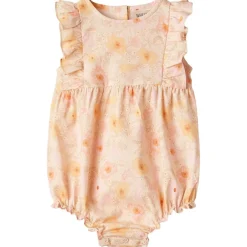 Emmaline Romper Alabaster Flower Bobbles