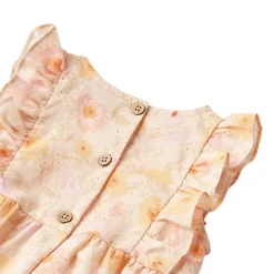 Emmaline Romper Alabaster Flower Bobbles