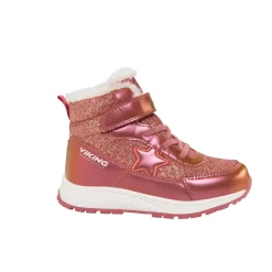 Equip Star Warm WP 1V SL Vattentäta Skor Pink