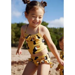 Fiji Mönstrad Tankini Med Tukaner Harvest Yellow