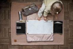 Filt I Pärlsammet Pink Bouclé