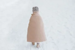 Filt I Pärlsammet Pink Bouclé