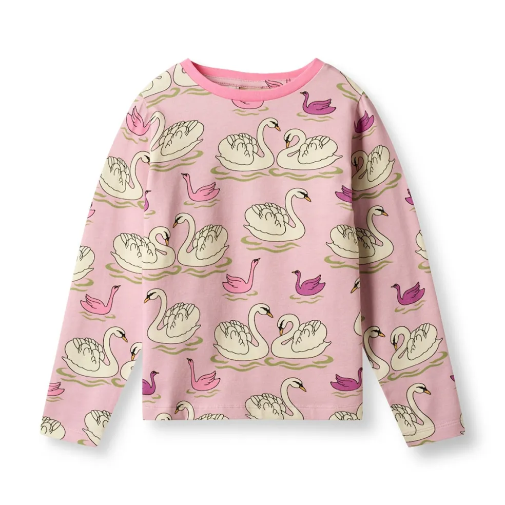 Gala Långärmad Topp Blush Cream