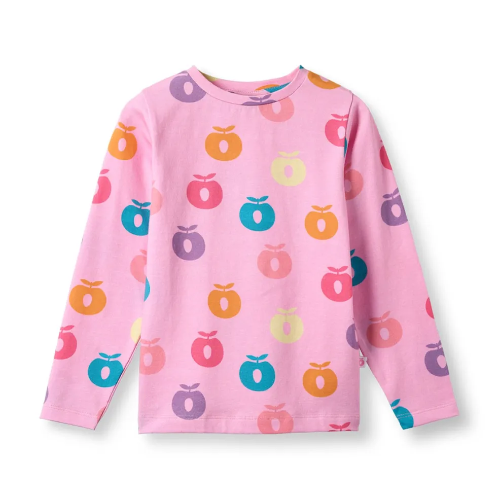 Gala With Apples Långärmad T-shirt Pink Lilac