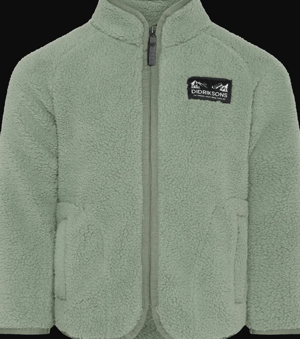 Gibbs Kids 2 Jumper Med Halv Dragkedja Light Moss