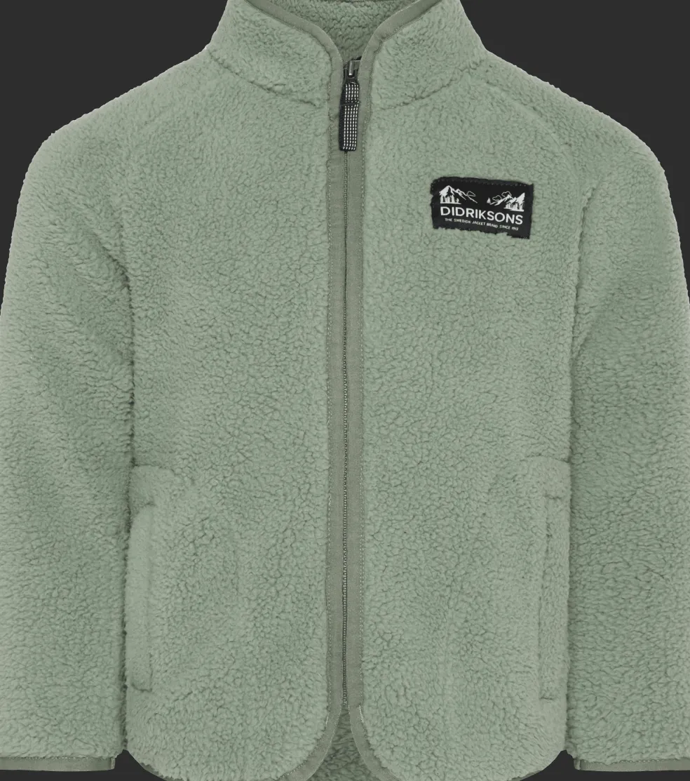 Gibbs Kids 2 Jumper Med Halv Dragkedja Light Moss