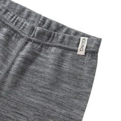 Gisborn Baselayer-set I Ull Och Bambu Dark Grey Melange