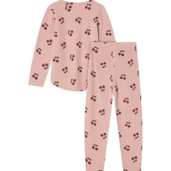 Gisborn Baselayer-set I Ull Och Bambu Woody Rose Cherry