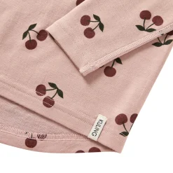 Gisborn Baselayer-set I Ull Och Bambu Woody Rose Cherry
