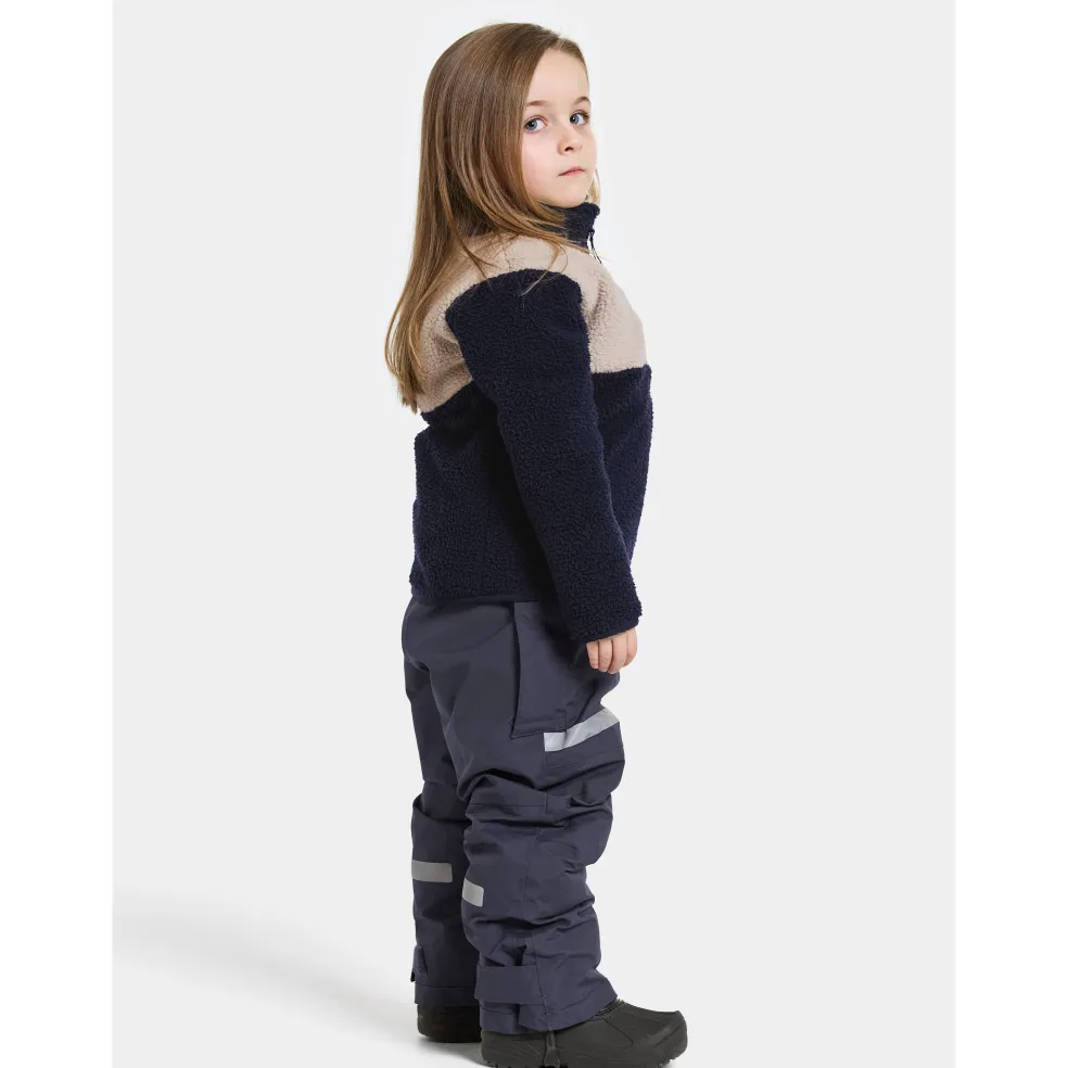 Gosig Kids Jumper Med Halv Dragkedja Navy