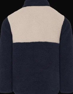 Gosig Kids Jumper Med Halv Dragkedja Navy