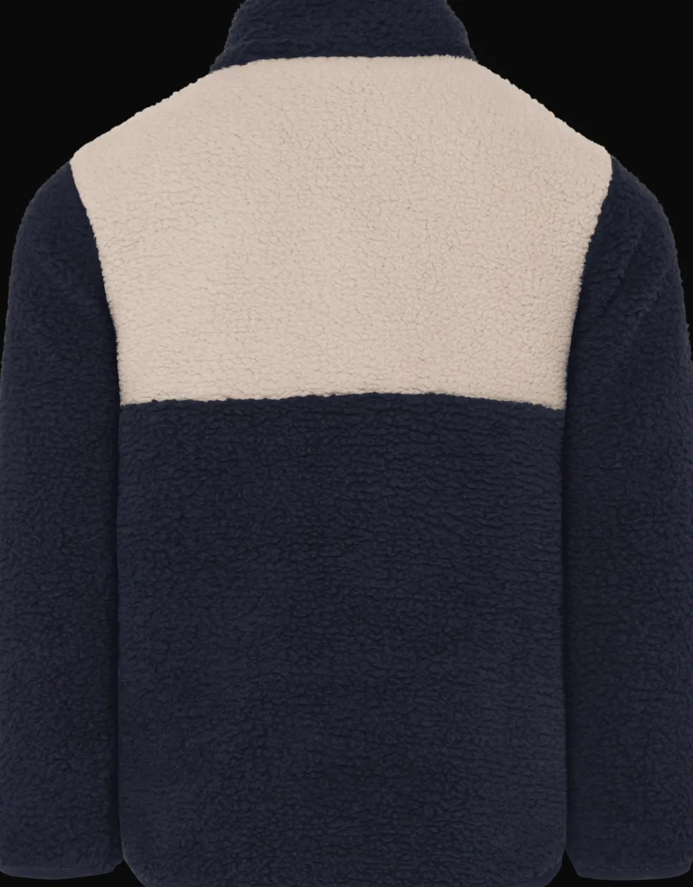 Gosig Kids Jumper Med Halv Dragkedja Navy