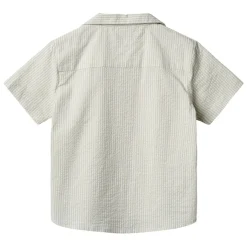 GOTS Anker Kortärmad Skjorta Summer Blue Stripe