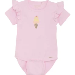 GOTS Baby Body Rosa