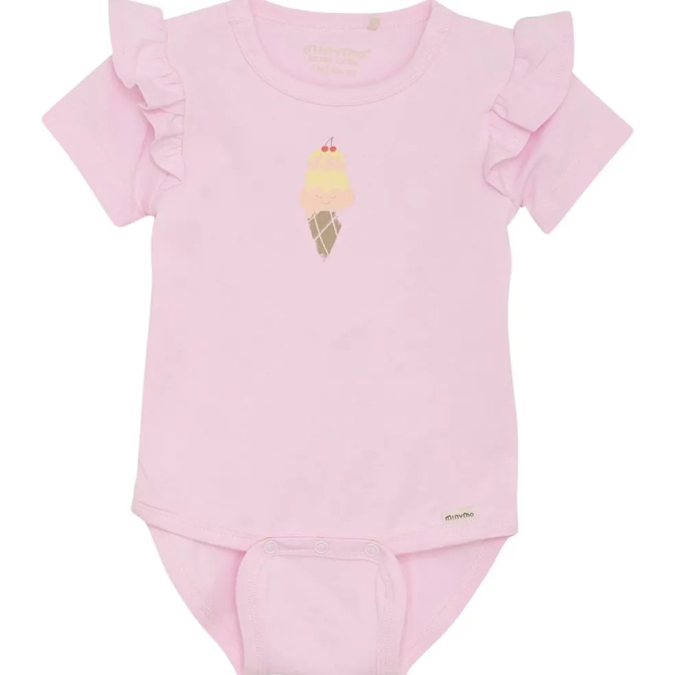 GOTS Baby Body Rosa