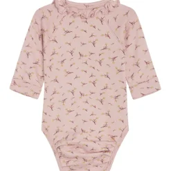 GOTS Bing Blommig Omlottbody Dusty Rose