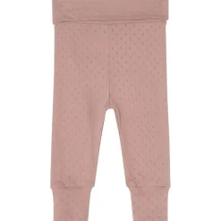 GOTS Elsy Pointelle Baby Byxor Pink Mauve