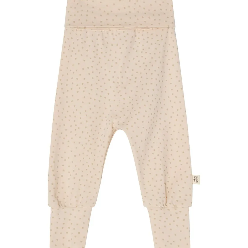 GOTS Hanna Babybyxa Beige Dots