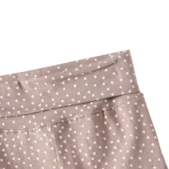 GOTS Hanna Babybyxor Taupe Dots