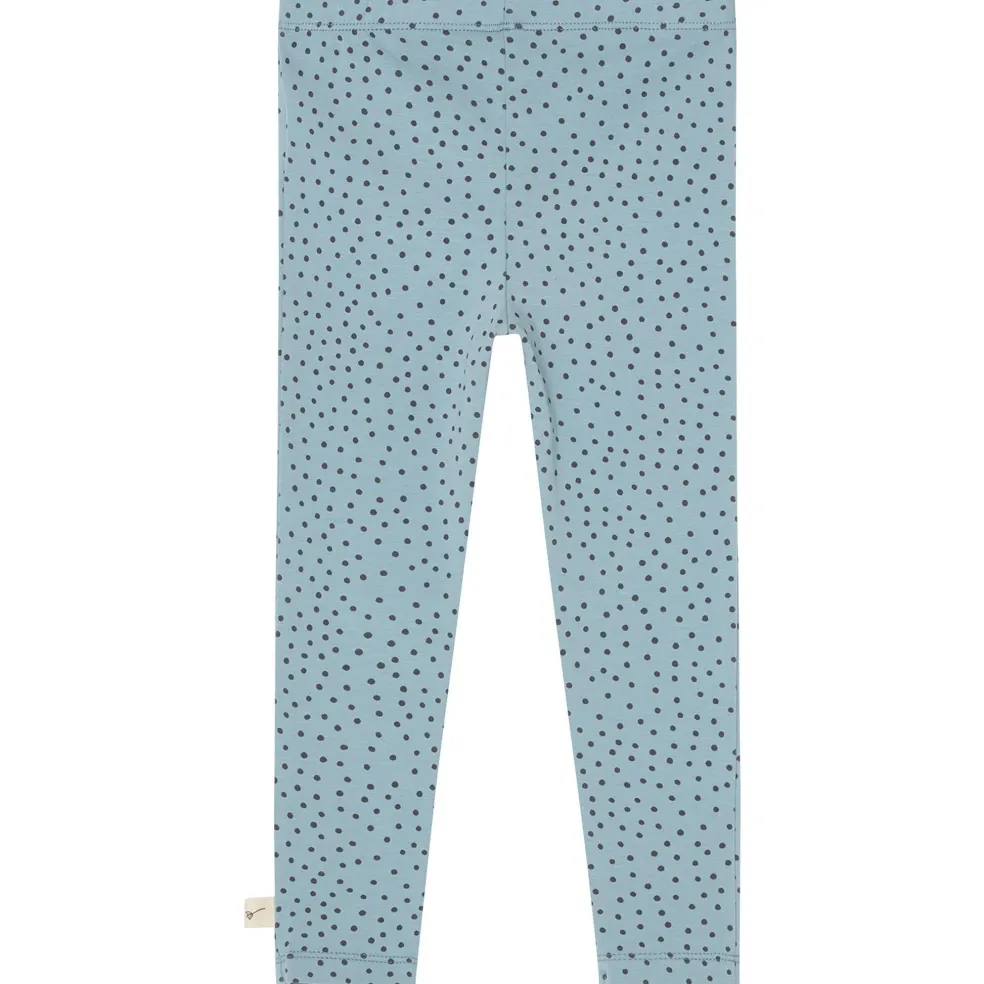 GOTS Kalle Leggings Blue Dots