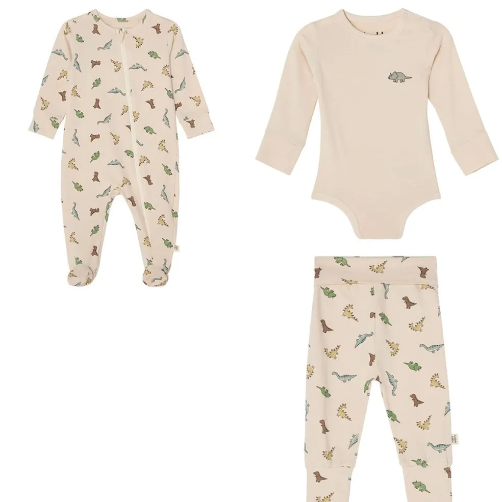 GOTS Lukas Nyfödd Set Dinosaur