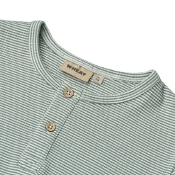 GOTS Lumi T-shirt Stormy Sea Stripe