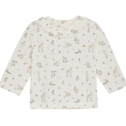GOTS Mönstrad Långärmad T-shirt Silver Peony