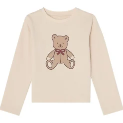 GOTS Tia Långärmad T-shirt Offwhite Bear