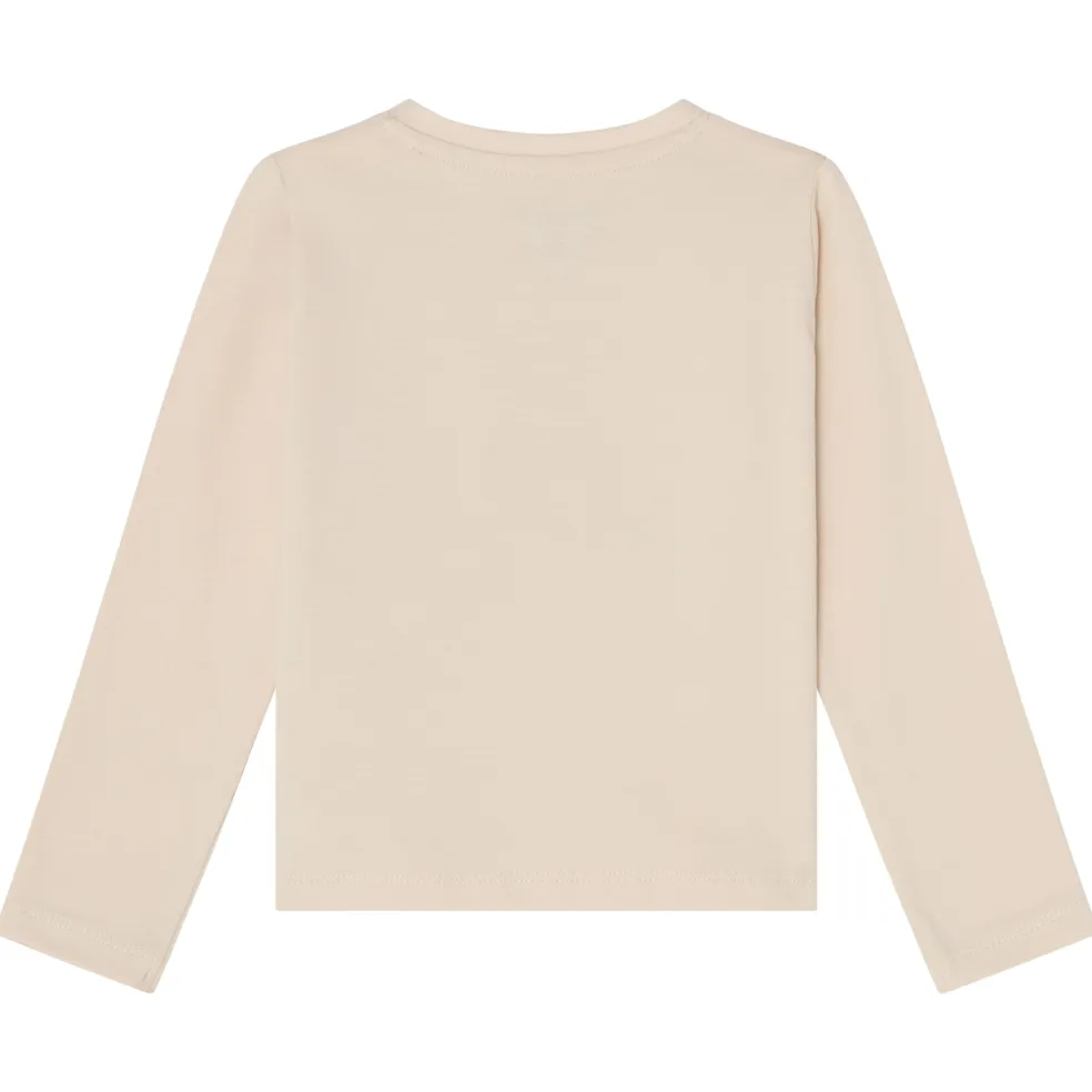 GOTS Tia Långärmad T-shirt Offwhite Bear
