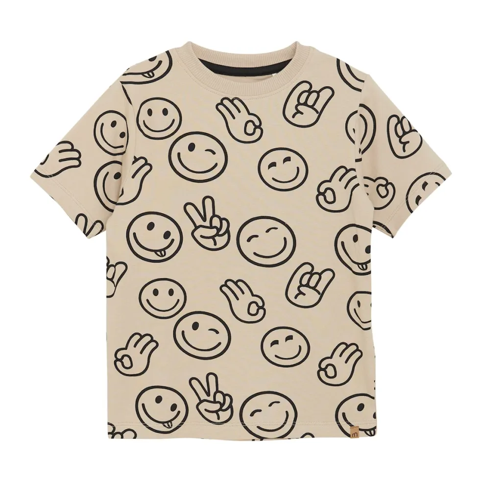 GOTS T-shirt Aop Oxford Tan