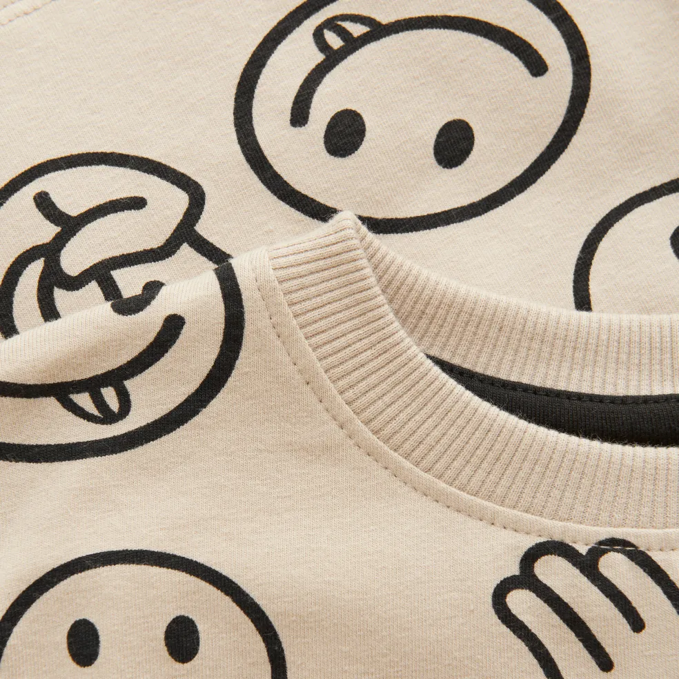 GOTS T-shirt Aop Oxford Tan
