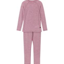 Grå Rosa Ull Underställsset