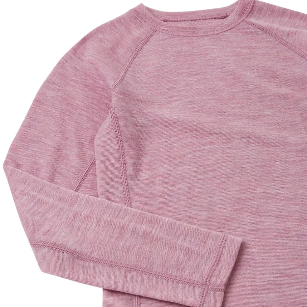 Grå Rosa Ull Underställsset